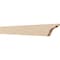 Ekena Millwork 2in. W x 4in. H x 32in. L Pescadero Woodgrain TimberThane Rafter Tail, Primed Tan RFTUR02X04X32PECRCPR - alternate 1
